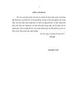 Giải pháp hoàn thiện công tác quản trị nhân lực tại công ty cổ phần thương mại và tư vấn tân cơ, hà nội 