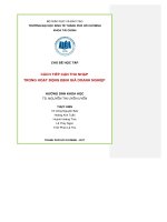 Tiểu luận môn định giá doanh nghiệp cách tiếp cận thu nhập trong hoạt động định giá doanh nghiệp 