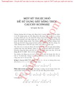 Một số kỹ thuật để sử dụng bất dẳng thức buhiacopski