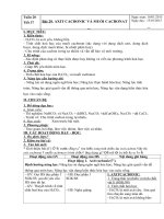 GIÁO án  học kì 2 hóa 9 