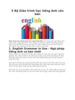 5 bộ giáo trình học tiếng anh căn bản 