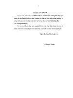 Phân tích các yếu tố ảnh hưởng đến hiệu quả quản lý của ban chỉ huy công trường các dự án dân dụng công nghiệp  