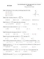 Đề thi thử THPT 2017 môn Toán Đề số 61 File word Có lời giải chi tiết.