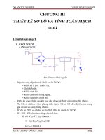 TÍNH TOÁN, SƠ ĐỒ NGUYÊN LÝ BÃI GIỮ XE - CĐKT CAO THẮNG