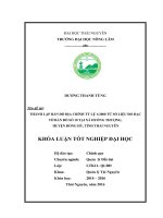 Thành lập bản đồ địa chính tỷ lệ 1 2000 từ số liệu đo đạc tờ bản đồ số 10 tại xã huống thượng   huyện đồng hỷ   tỉnh thái nguyên 