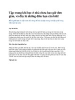 Tập trung khi học ở nhà chưa bao giờ đơn giản