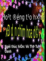 giáo án xé dán hoa giấy