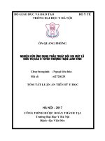 Nghiên cứu ứng dụng phẫu thuật nội soi 1 lỗ điều trị các u tuyến thượng thận lành tính (tt) 