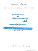 Bài tập thí điểm anh 7 tập 2 có key