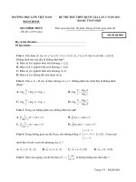 Thi thử THPT QG 2017 đề Toán số 4