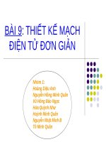 Bai 9 thiet ke mach dien tu don gian 3 