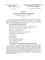 Báo cáo tổng kết 3 năm thực hiện Luật tiếp công dân tại trường THPT