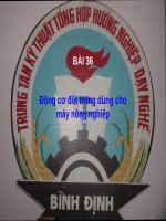 Bai 36 dong co dot trong dung cho may nong nghiep 3 