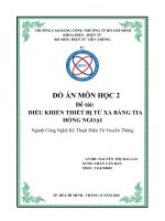 ĐỒ án điều khiển thiết bị từ xa bằng tia hồng ngoại