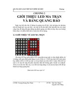 QUANG báo HIỂN THỊ LED MA TRẬN GIAO TIẾP bàn PHÍM chuong 2 gioi thieu led ma tran va bang quang bao 