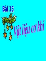 BAI 15 VAT LIEU CO KHI 