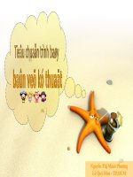 Bai 1 tieu chuan trinh bai ban ve ki thuat 