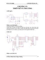 Chuong 6 thiet ke va thi cong 