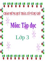 Tuần 2 tđ cô giáo tí hon Lớp 3