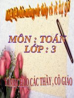 Toan 3   tuan 3   xem dong ho (tt) tiet 14 lớp 3