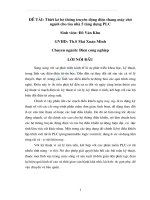 Đồ án tốt nghiệp điện tự động công nghiệp thiết kế hệ thống truyền động điện thang máy chở người cho tòa nhà 5 tầng dựng PLC