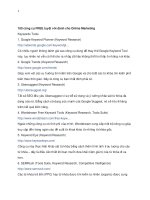 100 công cụ FREE tuyệt vời dành cho online marketing