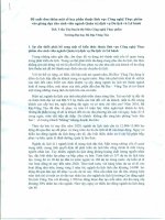 Đề xuất đưa thêm một số học phần thuộc lĩnh vực công nghệ thực phẩm vào giảng dạy cho sinh viên ngành quản trị dịch vụ du lịch và lữ hành 