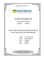 Áp dụng thuật toán IPSO để tính toán điều độ tối ưu cho nhà máy diện có chu trình hỗn hợp 