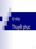 Kỹ năng thuyết phục đối tác