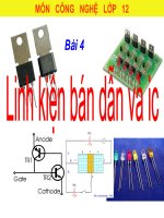 bai 4 Bai linh kien ban dan va IC 