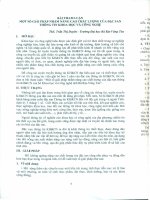 Một số giải pháp nhầm nâng cao chát lượng của đặc san thông tin khoa học và công nghệ