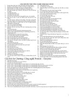 Đề cương ôn tập công nghệ sinh học dược 