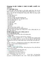 CHNG5 lập TRÌNH c CHO VI điều KHIỂN PIC 16f877a 