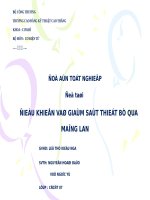 Đồ án tốt nghiệp   điều khiển thiết bị điện qua mạng lan