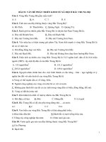 Câu hỏi trắc nghiệm Địa lý 12 - Bài 35: Vấn đề phát triển kinh tế xã hội ở Bắc Trung Bộ