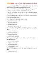 Trắc nghiệm Địa Lý 10 bài 36: Vai trò, đặc điểm và các nhân tố ảnh hưởng đến phát triển, phân bố ngành giao thông vận tải