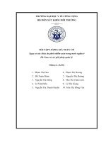 Nguy cơ sức khỏe do phơi nhiễm asen trong nước ngầm ởHà Nam và các giải pháp quản lý