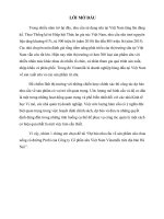 Công tác dự báo nhu cầu sản phẩm sữa chua uống Probi của Vinamilk