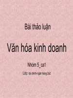 Bài thảo luận đề tài người việt nam cần cù lao động, song dễ thỏa mãn nên tâm lý hưởng thụ còn nặng 