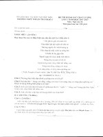 Đề thi khảo sát chất lượng đầu năm môn Ngữ văn lớp 12 trường THPT Thuận Thành 3, Bắc Ninh năm học 2017 - 2018