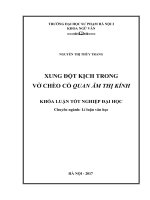 Xung đột kịch trong Vở chèo cổ Quan Âm Thị Kính