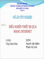 Đồ án tốt nghiệp   điều khiển thiết bị điện qua internet