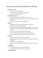 Câu hỏi thường sử dụng trong thử nghiệm tài liệu truyền thông (1)