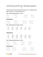 Giải bài tập trang 49 SGK Toán 1: Phép cộng trong phạm vi 5