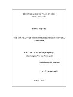 Thế giới nhân vật trong vở kịch Borix Godunov của A.X.Puskin