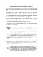 Kịch bản chương trình tổ chức quốc tế thiếu nhi 1-6