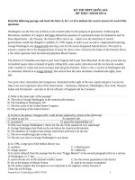 Đề thi tiếng anh đề  TEST 14 