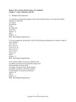 Biology life on earth 10th edition audesirk test bank 