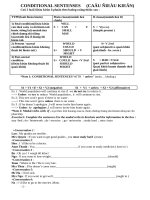 Kiểm tra ngữ pháp chapter  4   CONDITIONAL SENTENSES 