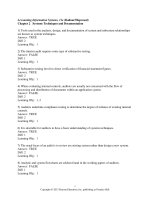 Accounting information systems 11th edition bodnar test bank 